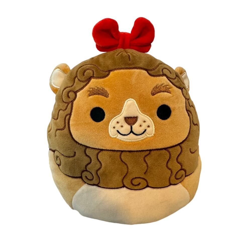Wizard Of Oz Cowardly Lion Plush Squishmallows Toy Gift New With Tags 9" Brown